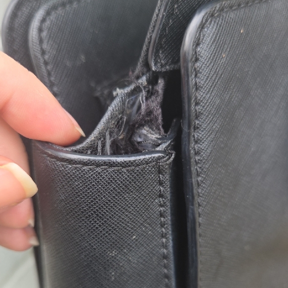 Kate Spade Black Satchel with Gold Details *SE ALL PHOTOS!!!* - Picture 3 of 10